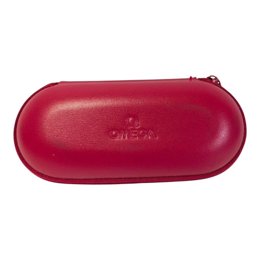 【Authentic】OMEGA Swiss Watch Company travel/storage Watch Box/Glasses Case Used
